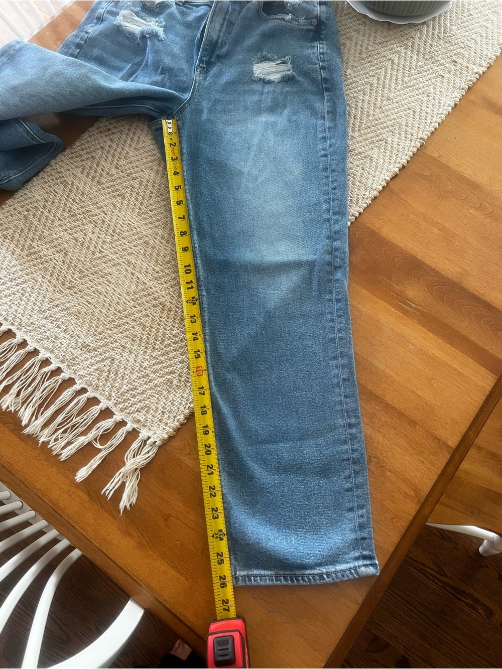 American Eagle Ankle Light Blue Stretch Denim Jeans - Picture 7 of 7